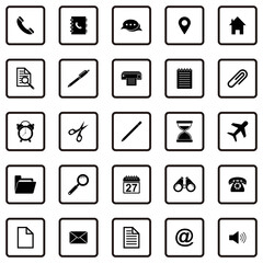 web icon set vector sign symbol