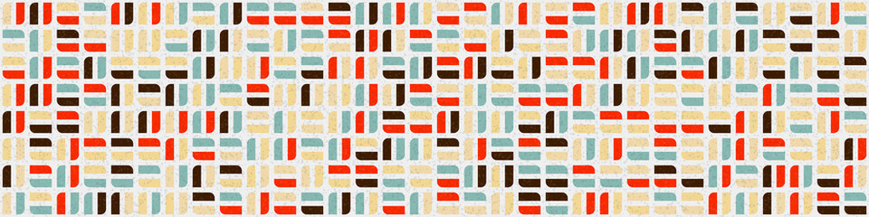 Abstract Geometric Pattern generative computational art illustration