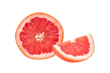 Fototapeta na wymiar Grapefruit isolated on a white background