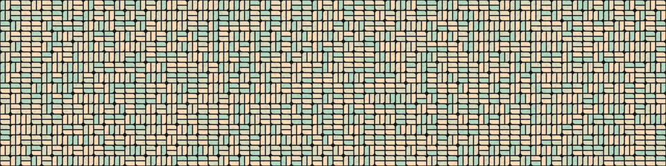 Fototapeta premium Abstract Geometric Pattern generative computational art illustration