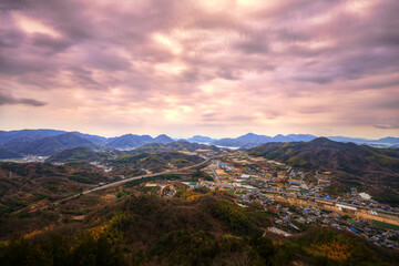 大山神社と白滝山
