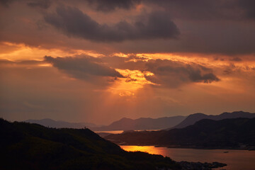 大山神社と白滝山
