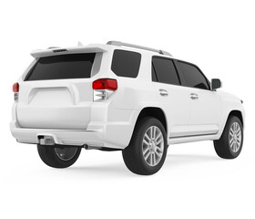 SUV Car Isolated