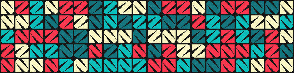 Abstract Geometric Pattern generative computational art illustration