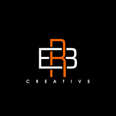 BR, RB Letter Initial Logo Design Template Vector Illustration