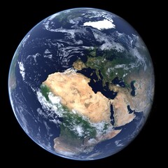 Planète Terre Europe Afrique - Earth Planet Europe Africa