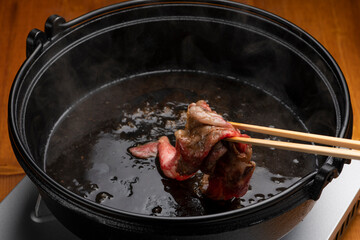 関西風すき焼き