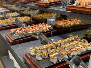 koreanfood sushi buffet all you can eat seafood rounge desert drink