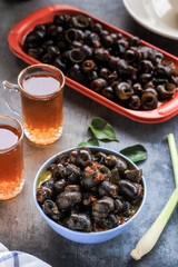 black olives in a bowl