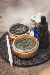 Preparing a joint and drug paraphernalia 