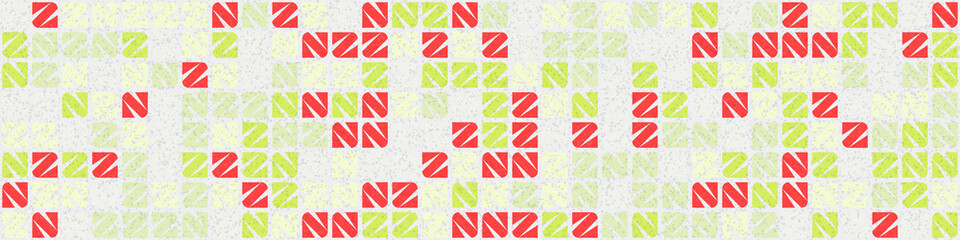 Abstract Geometric Pattern generative computational art illustration