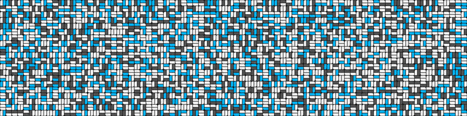 Abstract Geometric Pattern generative computational art illustration