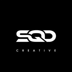SQD Letter Initial Logo Design Template Vector Illustration