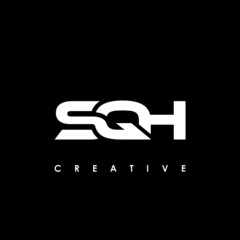 SQH Letter Initial Logo Design Template Vector Illustration