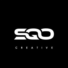 SQO Letter Initial Logo Design Template Vector Illustration