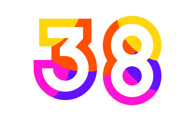 38 Colorful Fun Modern Flat Number