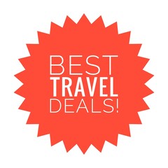 ''Best travel deals'' Lettering