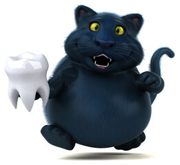 Fun cat - 3D Illustration