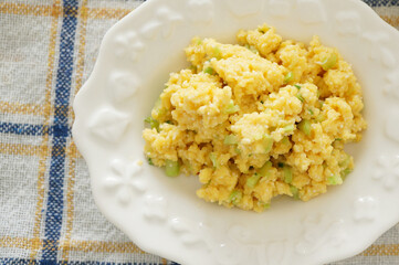 炒り卵の鶏そぼろ