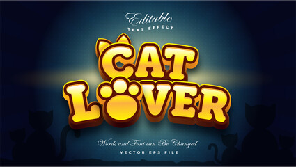 Cat Lover Text Effect