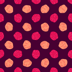 Abstract seamless pattern. Beautiful for textile, paper print, scrapbooking or wallpaper. Vector illustration. Cute colorful background.