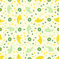 Abstract seamless pattern. Beautiful for textile, paper print, scrapbooking or wallpaper. Vector illustration. Cute colorful background.