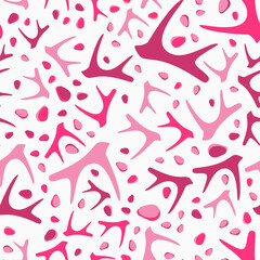 Seamless abstract pattern. Beautiful texture for textile or paper print. Vector illustration. Cute colorful background.