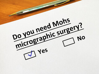 Questionnaire about dermatology