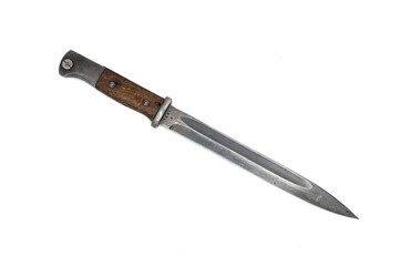 Accessory bayonet knife to mount on the WWII rifle