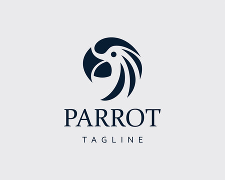 parrot logo creative parrot logo head parrot logo angry bird