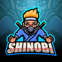 Shinobi mascot esport logo design