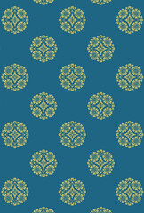 平安有職文様_唐花丸（からはなのまる）12_壁紙・カラー