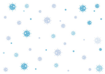 Naklejka premium virus background
