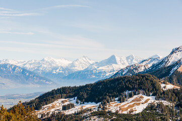 Gantrisch, Berner Oberland, Berner Alpen, Thunersee, Eiger, Mönch, Jungfrau, Fribourg, Schweizer...