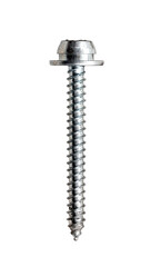 Metal screw isolated on a white background