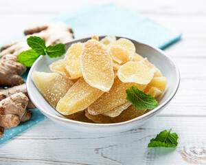 Sweet and spicy candied ginger