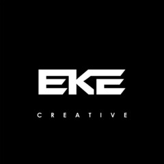 EKE Letter Initial Logo Design Template Vector Illustration