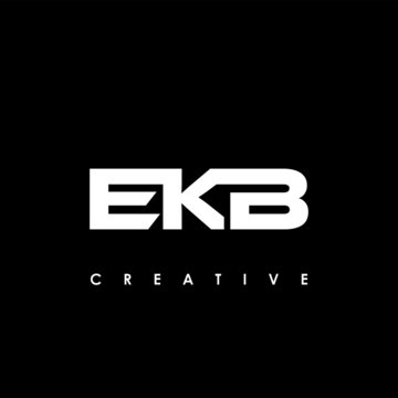 EKB Letter Initial Logo Design Template Vector Illustration