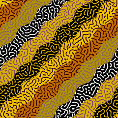 Seamless background pattern. Abstract ethnic tribal pattern. Vector image