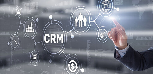 CRM Customer Relationship Management. Customer orientation concept