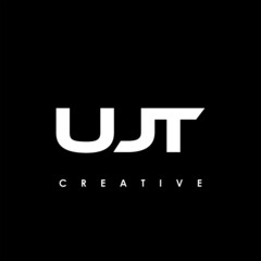 UJT Letter Initial Logo Design Template Vector Illustration