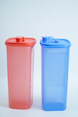 beverage containers and kitchen utensils.