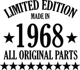 limited edition 1968
