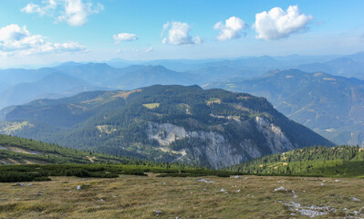 Fototapeta premium On the Schneeberg mountain in Austria