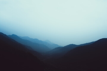 The Blue Rolling Hills of Bhimtal