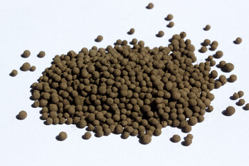 powder food colors on a white background