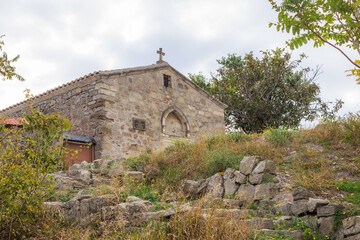 Fototapeta na wymiar The Greek church of Saint George in Feodosia, Crimea, XIV century.