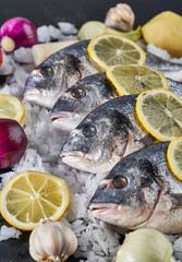 Chilled whole raw bream