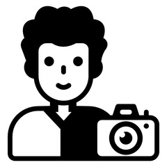 
Man icon , glyph icon design

