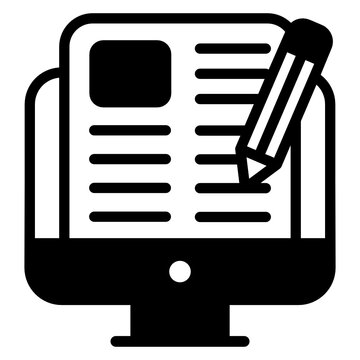 
Web code with settings, solid icon design

